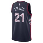 NBA unisex philadelphia 76ers joel embiid nike navy 202324 swingman jersey – city edition Collection - Official Jerseys & Hats | NBA Store