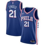 NBA unisex philadelphia 76ers joel embiid nike royal swingman jersey – icon edition Collection - Official Jerseys & Hats | NBA Store