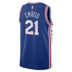 NBA unisex philadelphia 76ers joel embiid nike royal swingman jersey – icon edition Collection - Official Jerseys & Hats | NBA Store
