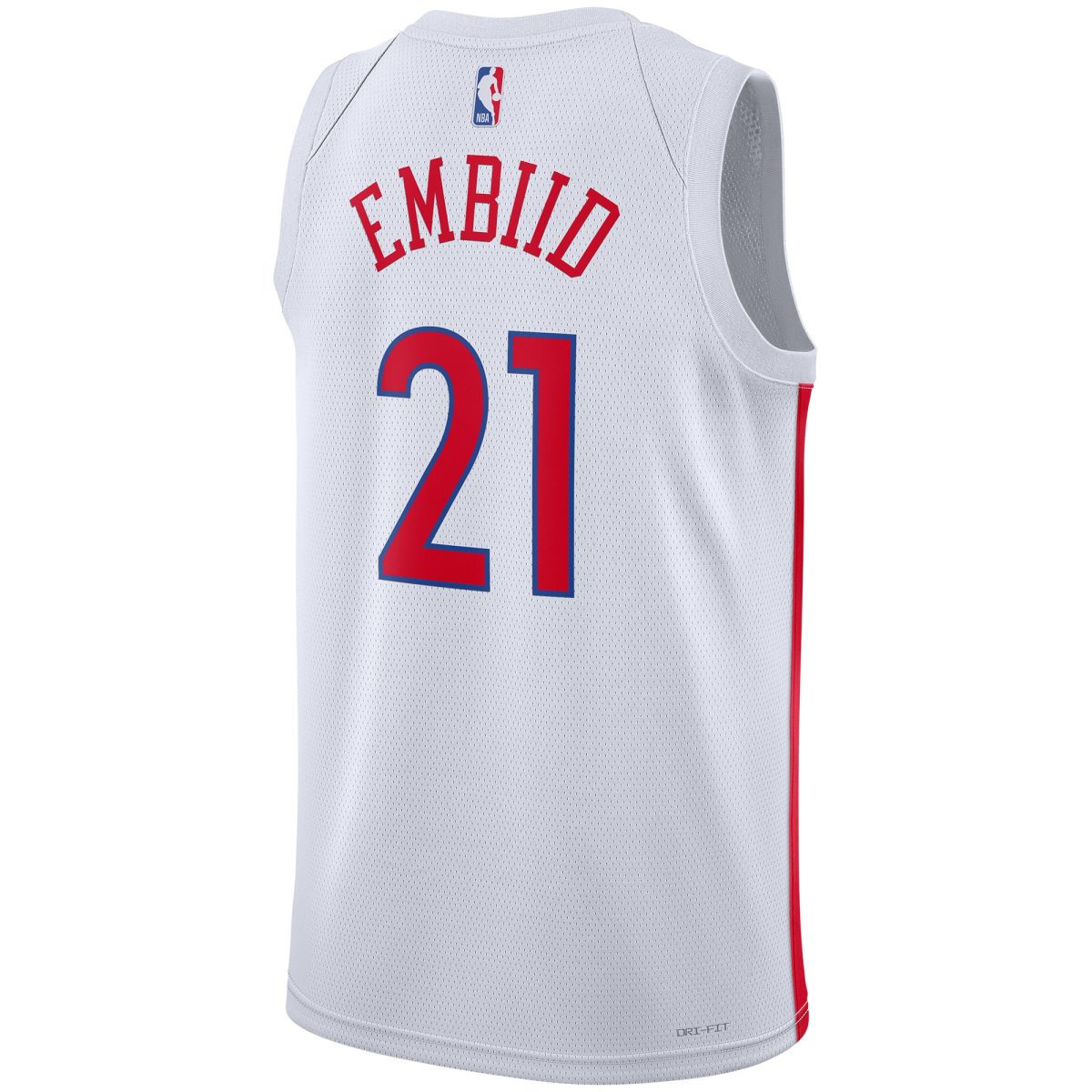 NBA unisex philadelphia 76ers joel embiid nike white 202223 swingman jersey – city edition Collection - Official Jerseys & Hats | NBA Store