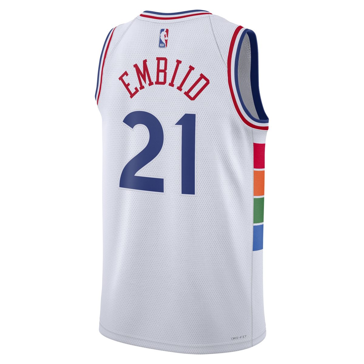 NBA unisex philadelphia 76ers joel embiid nike white 202425 swingman player jersey – city edition Collection - Official Jerseys & Hats | NBA Store
