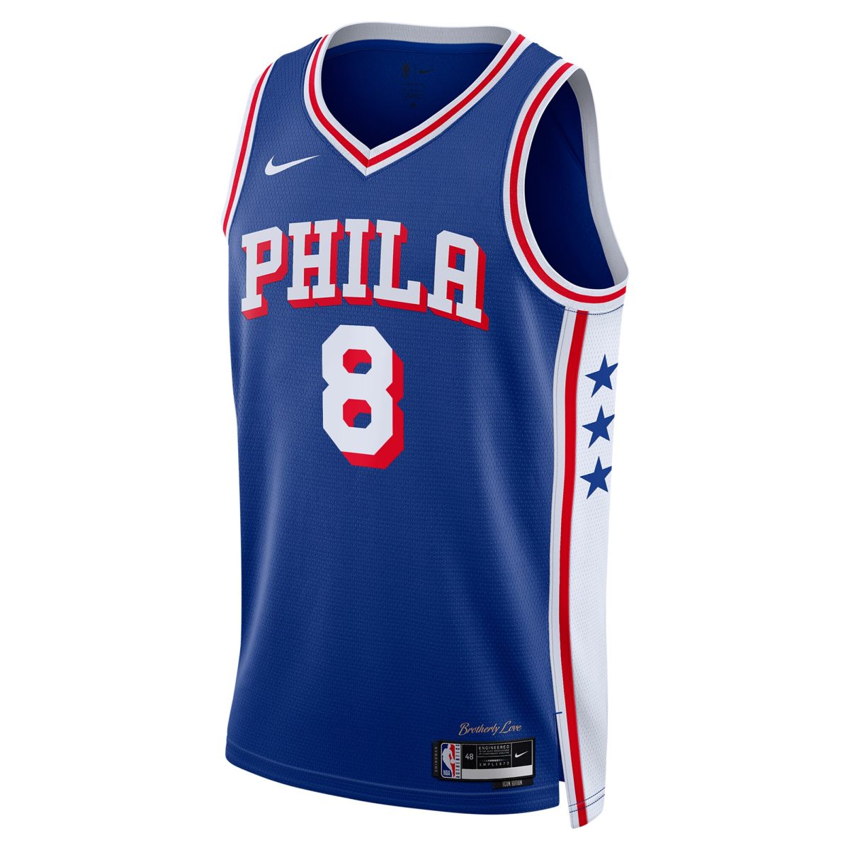 NBA unisex philadelphia 76ers paul george nike royal 2024 offseason addition nike swingman jersey Collection - Official Jerseys & Hats | NBA Store