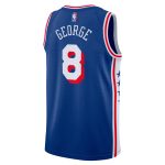 NBA unisex philadelphia 76ers paul george nike royal 2024 offseason addition nike swingman jersey Collection - Official Jerseys & Hats | NBA Store