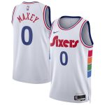 NBA unisex philadelphia 76ers tyrese maxey nike white 202425 swingman player jersey – city edition Collection - Official Jerseys & Hats | NBA Store