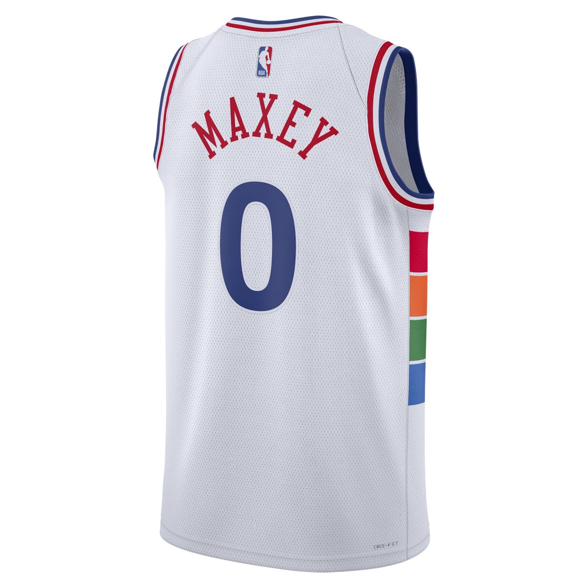 NBA unisex philadelphia 76ers tyrese maxey nike white 202425 swingman player jersey – city edition Collection - Official Jerseys & Hats | NBA Store
