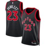 NBA unisex toronto raptors fred vanvleet jordan brand black swingman jersey – statement edition Collection - Official Jerseys & Hats | NBA Store