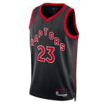 NBA unisex toronto raptors fred vanvleet jordan brand black swingman jersey – statement edition Collection - Official Jerseys & Hats | NBA Store