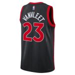NBA unisex toronto raptors fred vanvleet jordan brand black swingman jersey – statement edition Collection - Official Jerseys & Hats | NBA Store