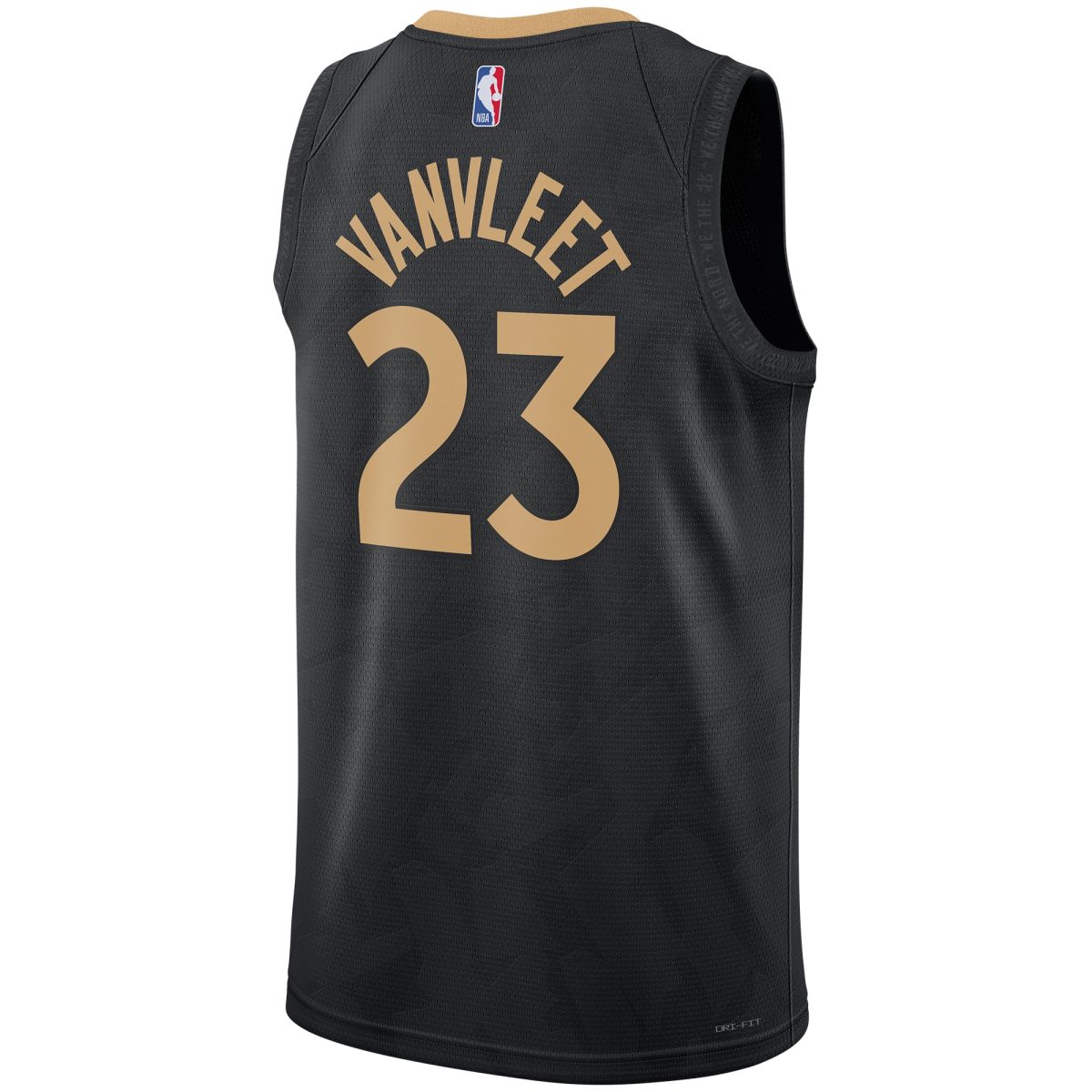 NBA unisex toronto raptors fred vanvleet nike black 202223 swingman jersey – city edition Collection - Official Jerseys & Hats | NBA Store
