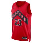 NBA unisex toronto raptors fred vanvleet nike red swingman jersey – icon edition Collection - Official Jerseys & Hats | NBA Store