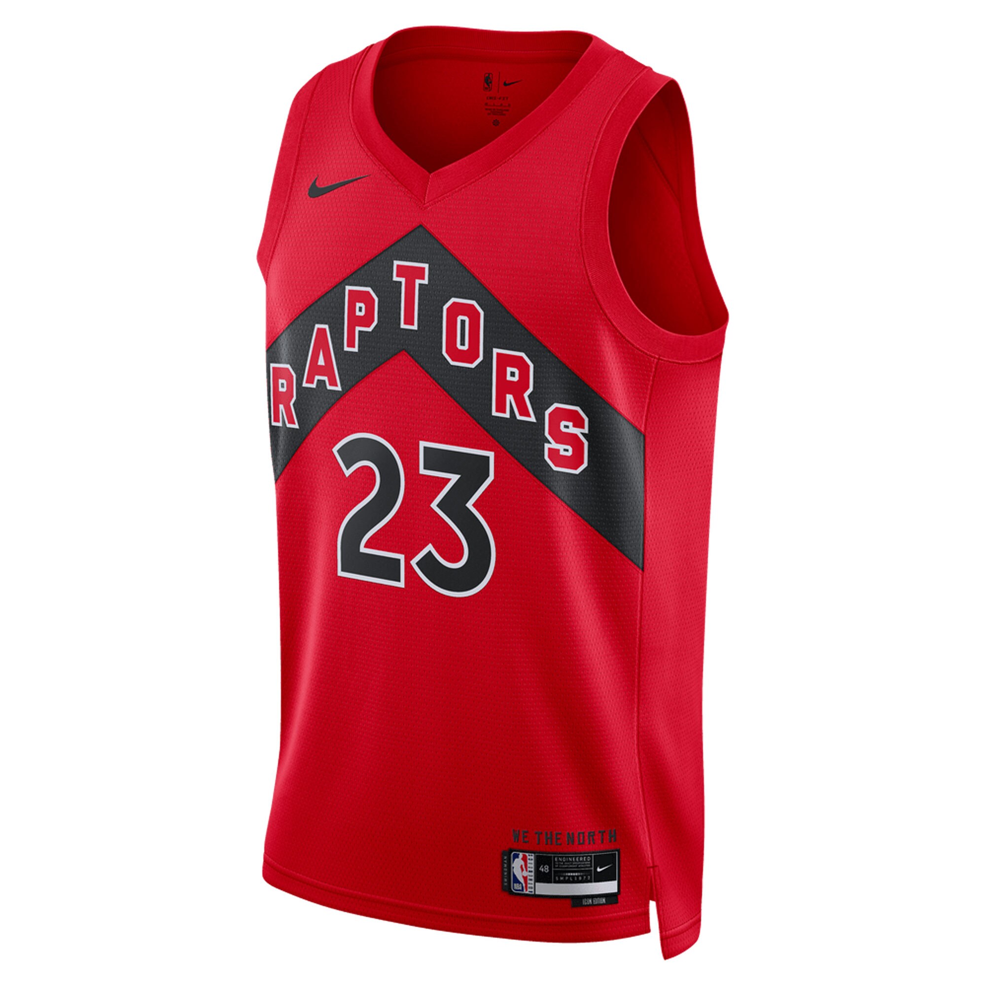 NBA unisex toronto raptors fred vanvleet nike red swingman jersey – icon edition Collection - Official Jerseys & Hats | NBA Store