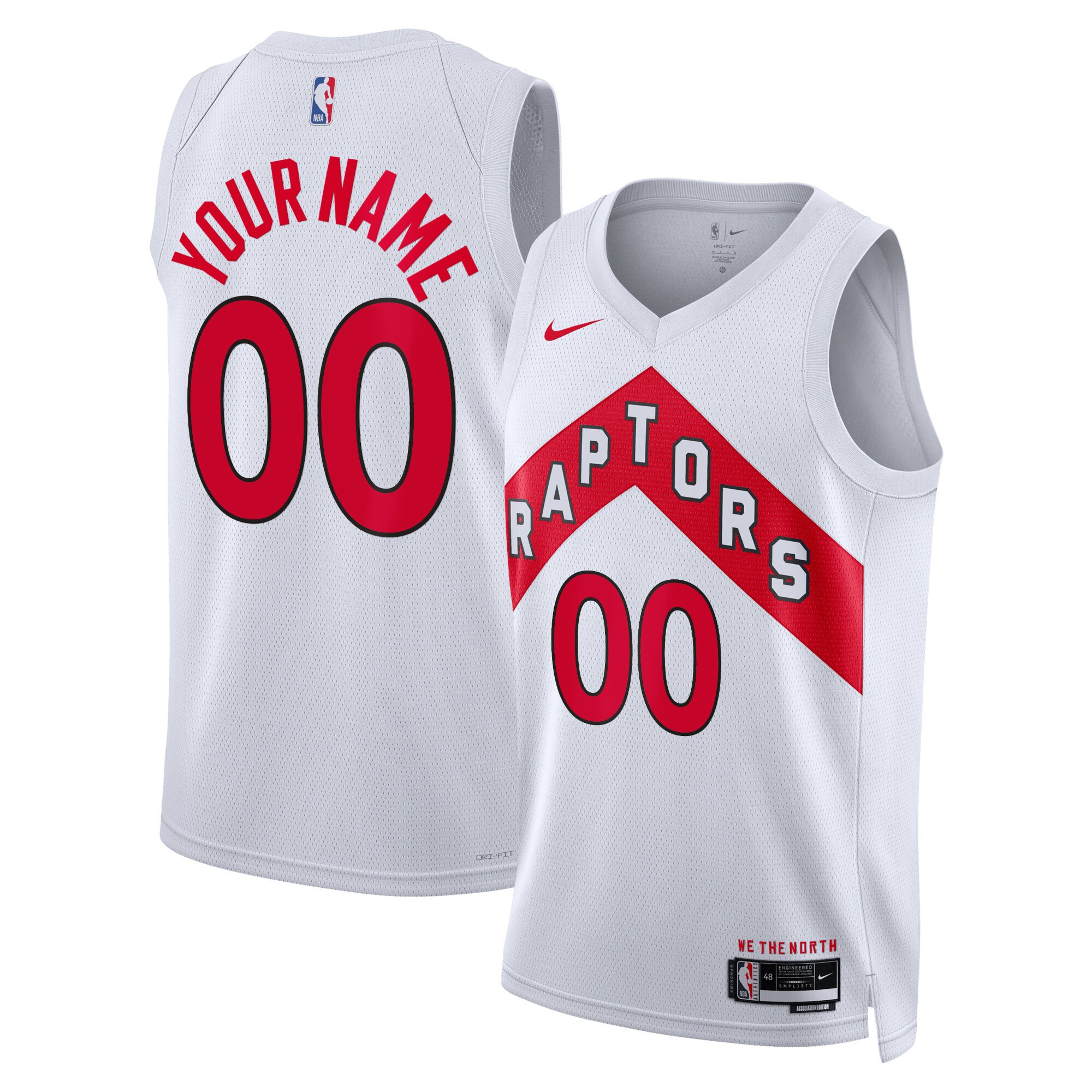 NBA unisex toronto raptors nike white swingman custom jersey – association edition Collection - Official Jerseys & Hats | NBA Store