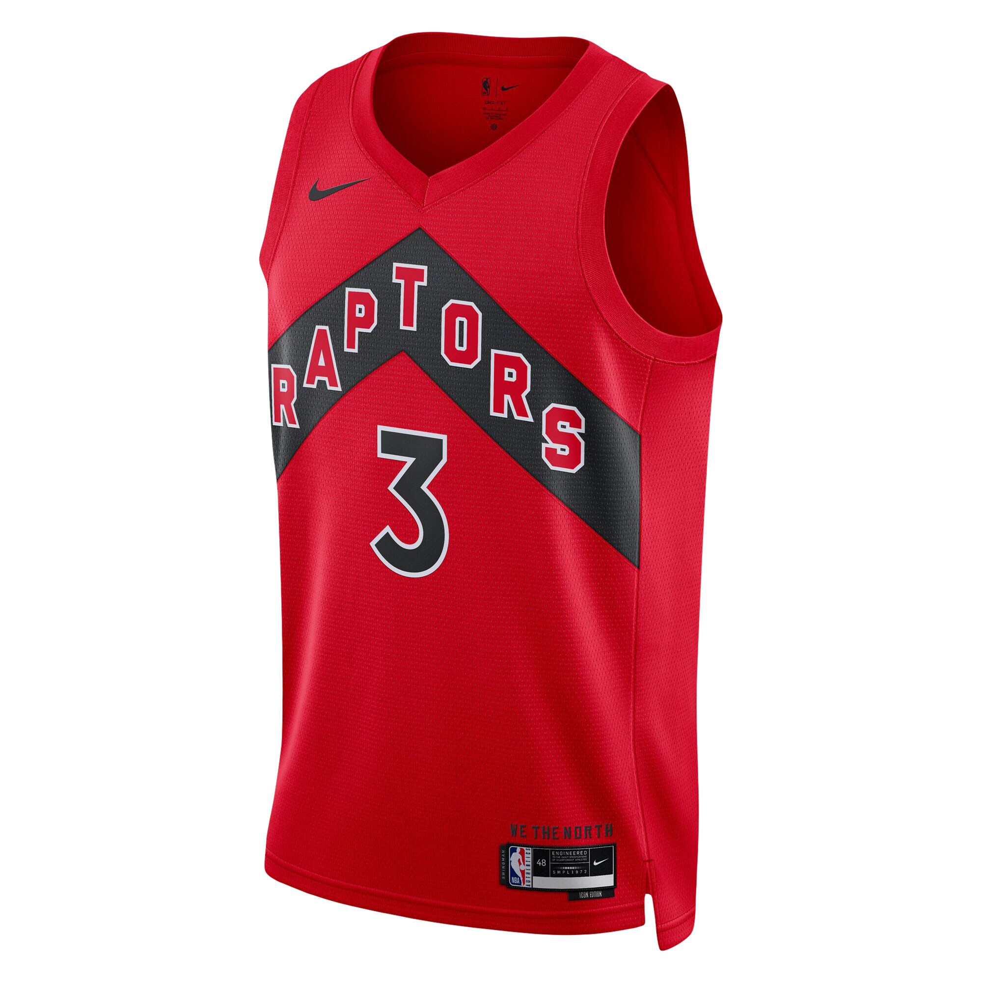 NBA unisex toronto raptors og anunoby nike red swingman jersey – icon edition Collection - Official Jerseys & Hats | NBA Store