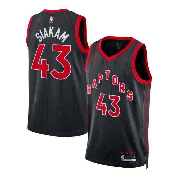 NBA unisex toronto raptors pascal siakam jordan brand black swingman jersey – statement edition Collection - Official Jerseys & Hats | NBA Store