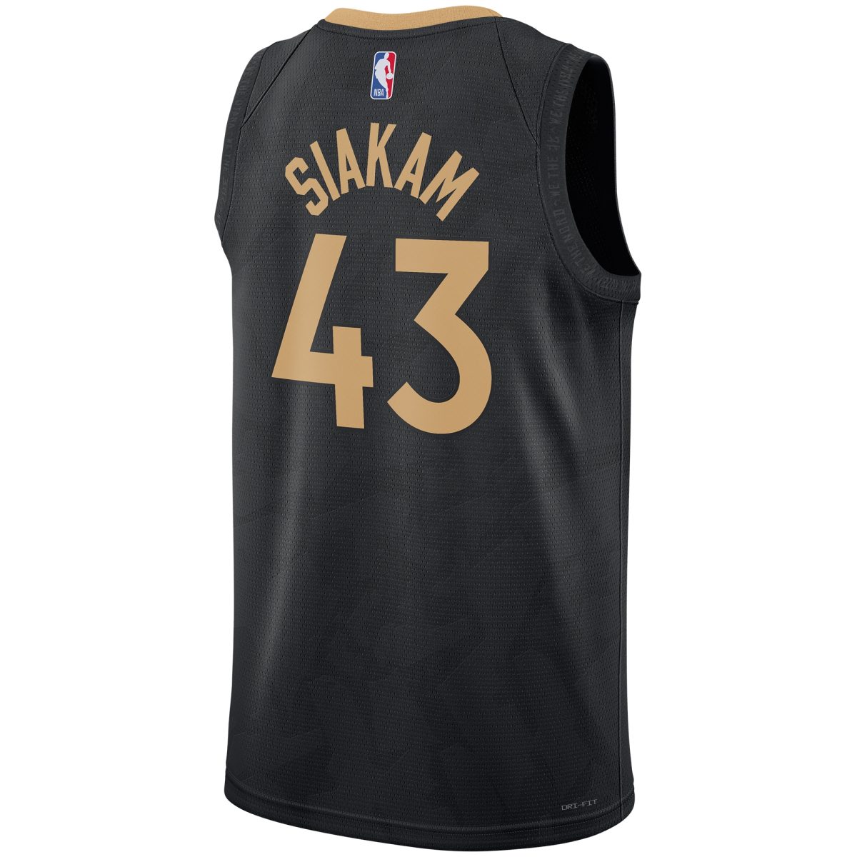 NBA unisex toronto raptors pascal siakam nike black 202223 swingman jersey – city edition Collection - Official Jerseys & Hats | NBA Store