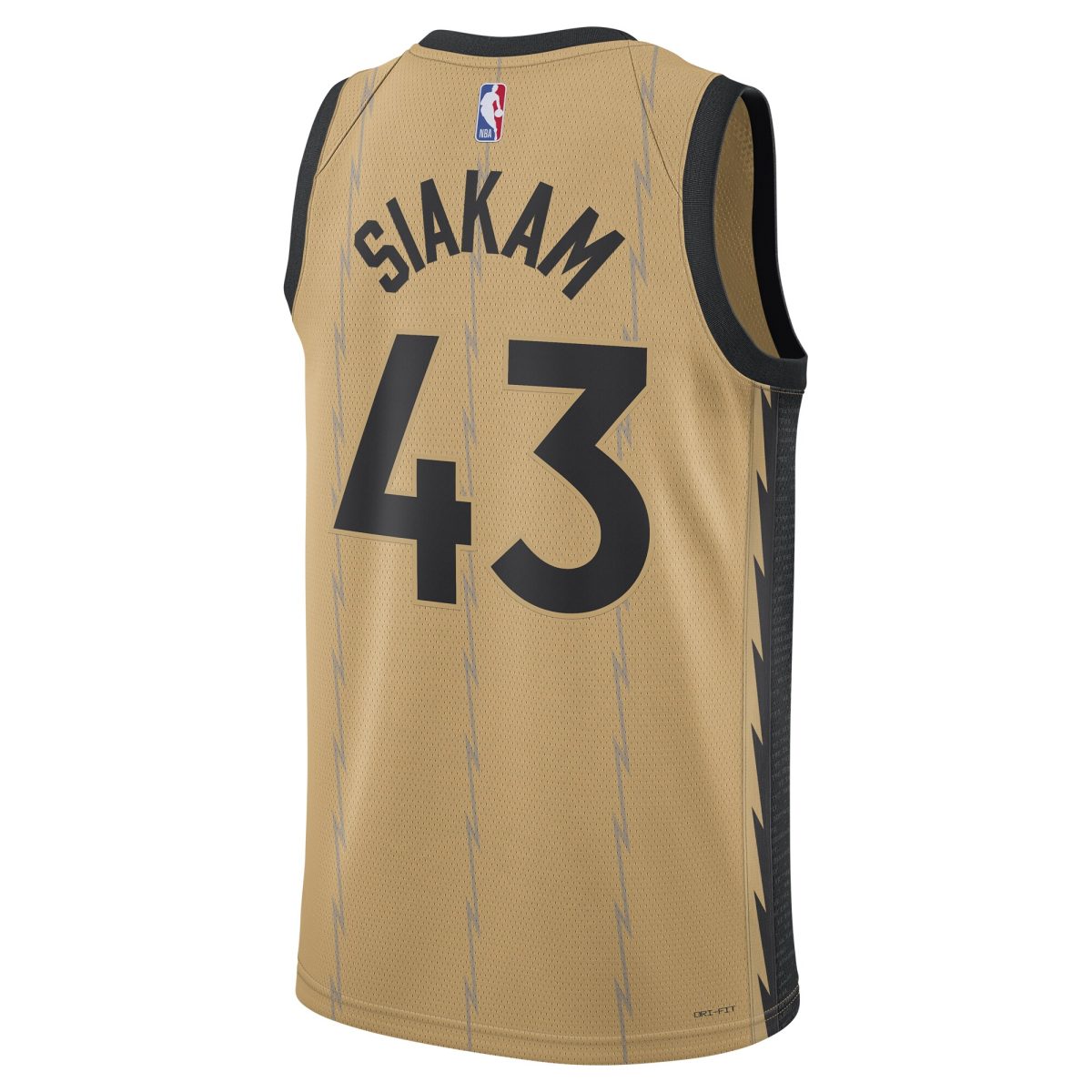 NBA unisex toronto raptors pascal siakam nike gold 202324 swingman jersey – city edition Collection - Official Jerseys & Hats | NBA Store