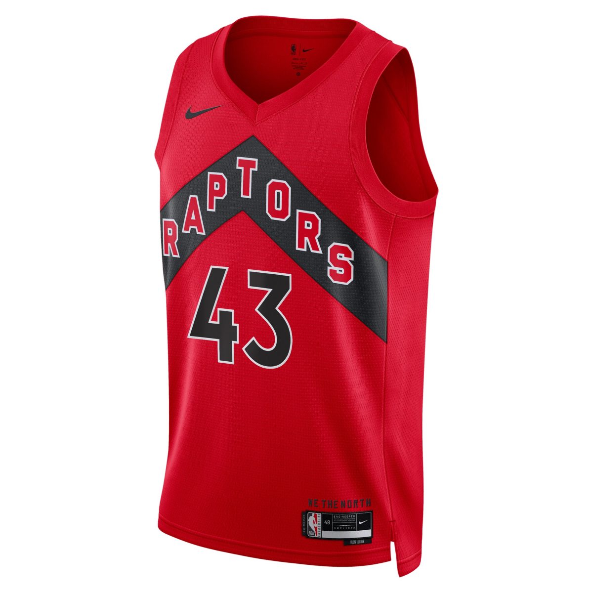 NBA unisex toronto raptors pascal siakam nike red swingman jersey – icon edition Collection - Official Jerseys & Hats | NBA Store