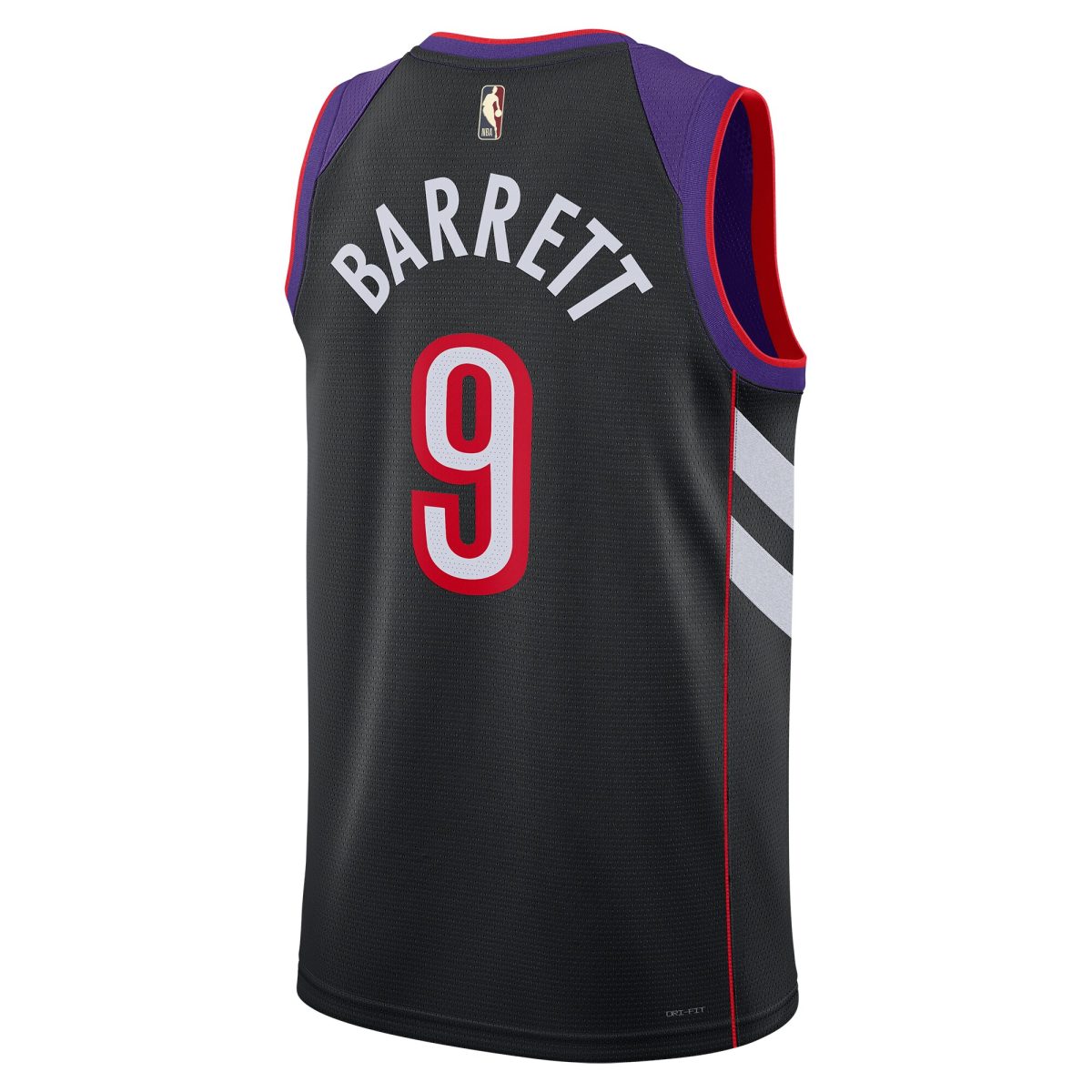 NBA unisex toronto raptors rj barrett nike purple 202425 swingman jersey – classic edition Collection - Official Jerseys & Hats | NBA Store