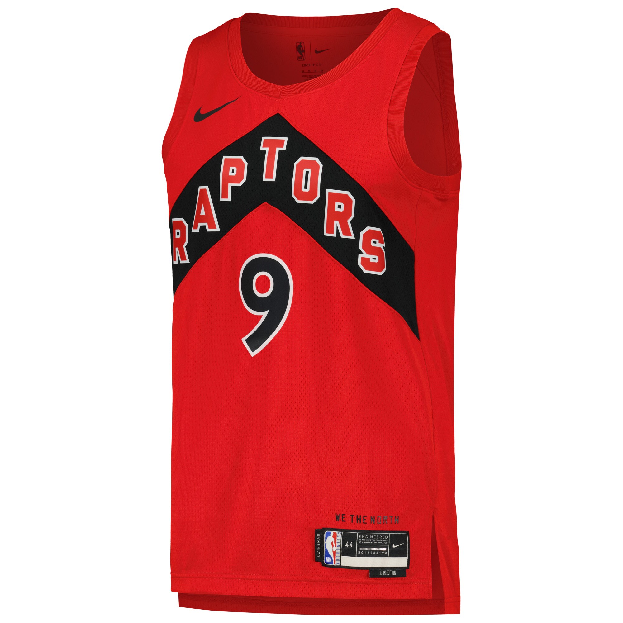 NBA unisex toronto raptors rj barrett nike red swingman player jersey – icon edition Collection - Official Jerseys & Hats | NBA Store