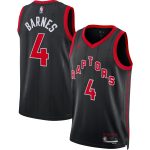 NBA unisex toronto raptors scottie barnes jordan brand black swingman jersey – statement edition Collection - Official Jerseys & Hats | NBA Store