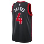 NBA unisex toronto raptors scottie barnes jordan brand black swingman jersey – statement edition Collection - Official Jerseys & Hats | NBA Store