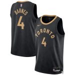 NBA unisex toronto raptors scottie barnes nike black 202223 swingman jersey – city edition Collection - Official Jerseys & Hats | NBA Store