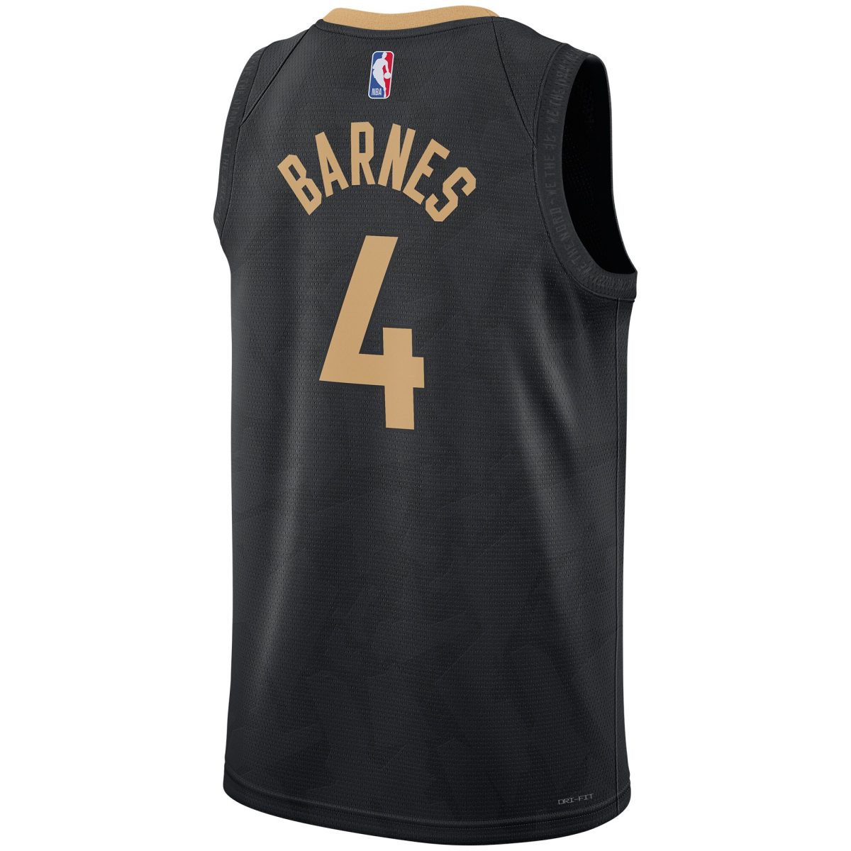 NBA unisex toronto raptors scottie barnes nike black 202223 swingman jersey – city edition Collection - Official Jerseys & Hats | NBA Store