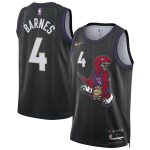 NBA unisex toronto raptors scottie barnes nike black 202425 swingman player jersey – city edition Collection - Official Jerseys & Hats | NBA Store