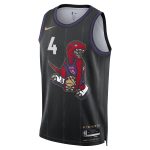 NBA unisex toronto raptors scottie barnes nike black 202425 swingman player jersey – city edition Collection - Official Jerseys & Hats | NBA Store