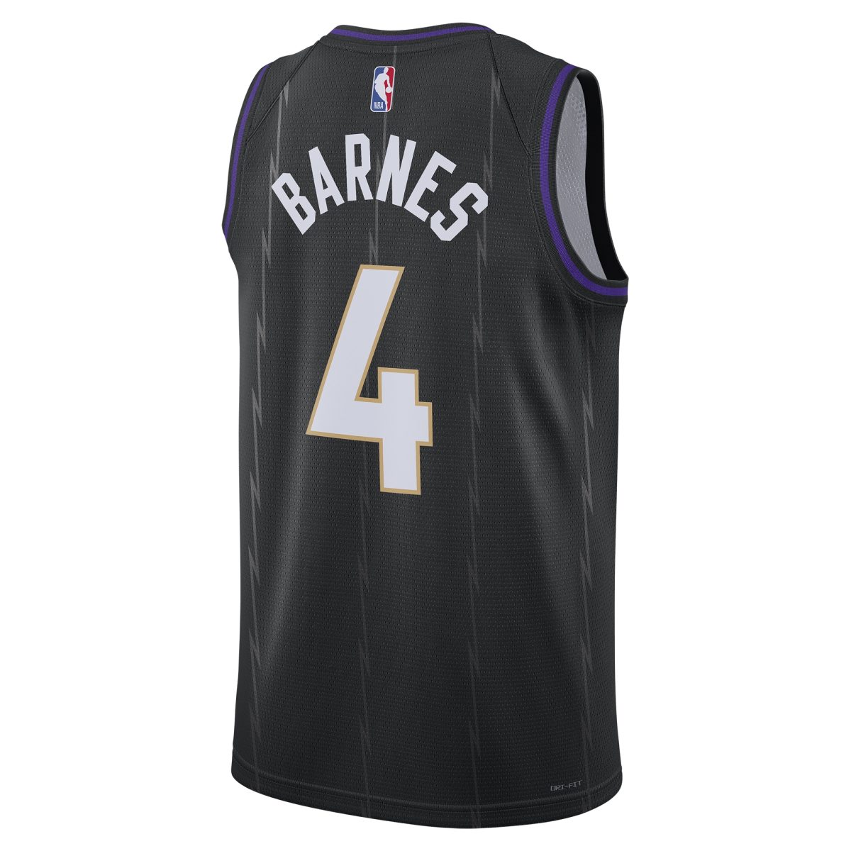NBA unisex toronto raptors scottie barnes nike black 202425 swingman player jersey – city edition Collection - Official Jerseys & Hats | NBA Store