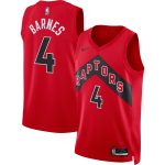 NBA unisex toronto raptors scottie barnes nike red swingman jersey – icon edition Collection - Official Jerseys & Hats | NBA Store