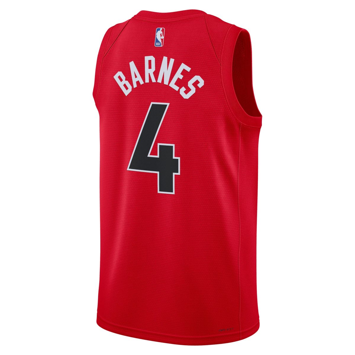 NBA unisex toronto raptors scottie barnes nike red swingman jersey – icon edition Collection - Official Jerseys & Hats | NBA Store