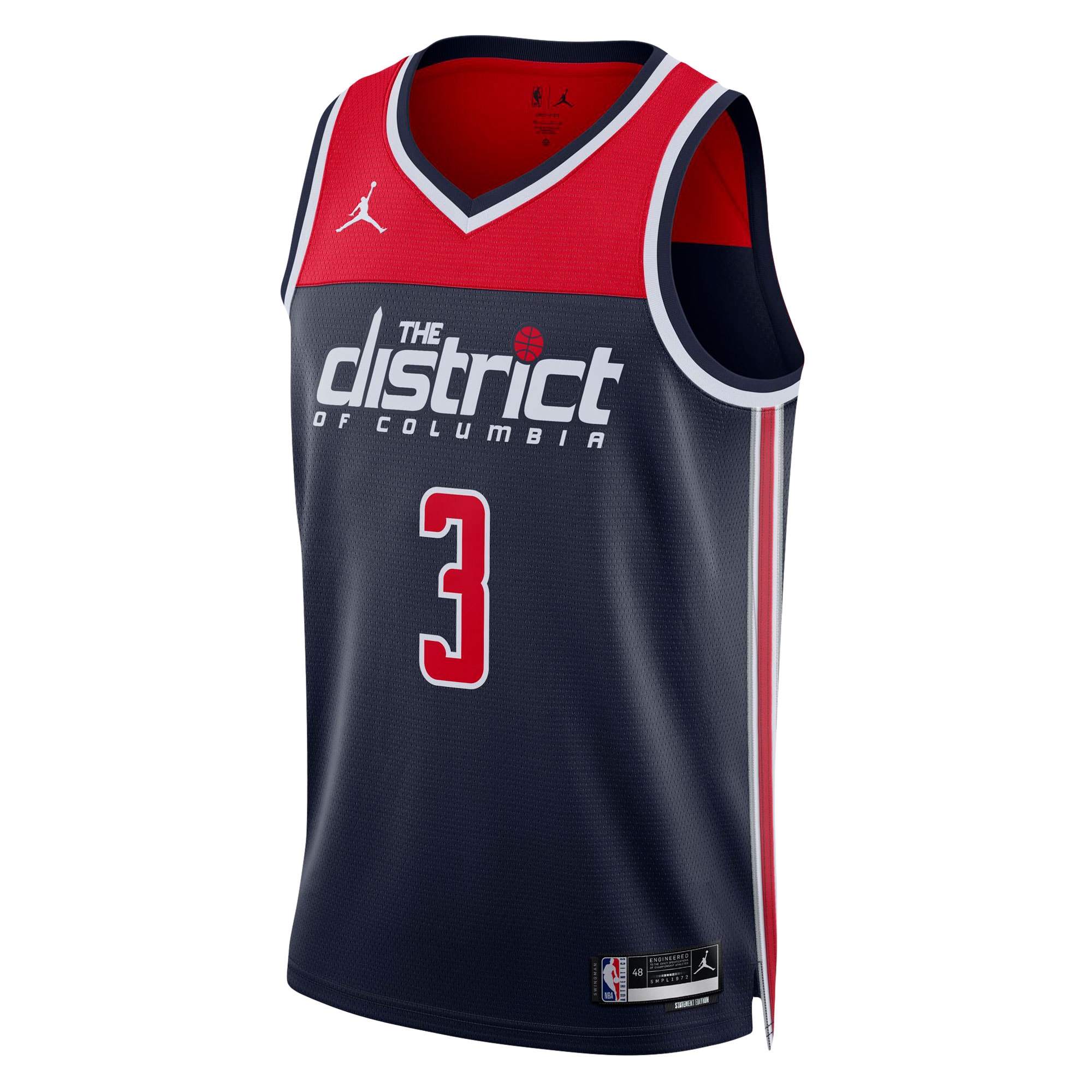 NBA unisex washington wizards bradley beal jordan brand navy swingman jersey – statement edition Collection - Official Jerseys & Hats | NBA Store