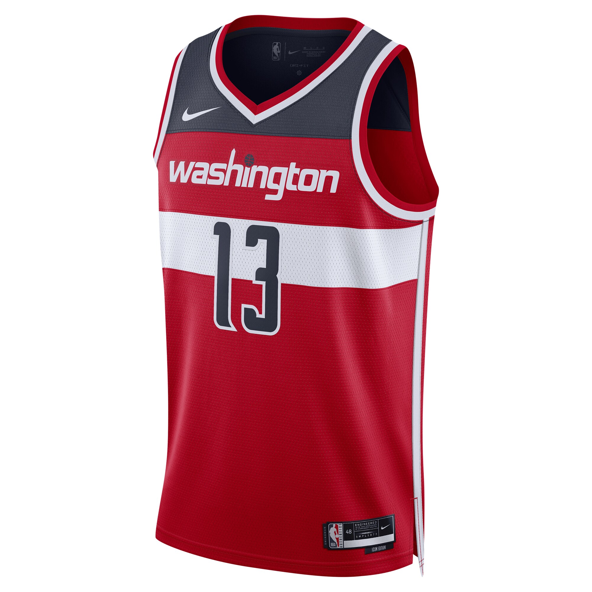 NBA unisex washington wizards jordan poole nike red swingman jersey – icon edition Collection - Official Jerseys & Hats | NBA Store