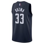 NBA unisex washington wizards kyle kuzma jordan brand navy 202425 swingman jersey – statement edition Collection - Official Jerseys & Hats | NBA Store