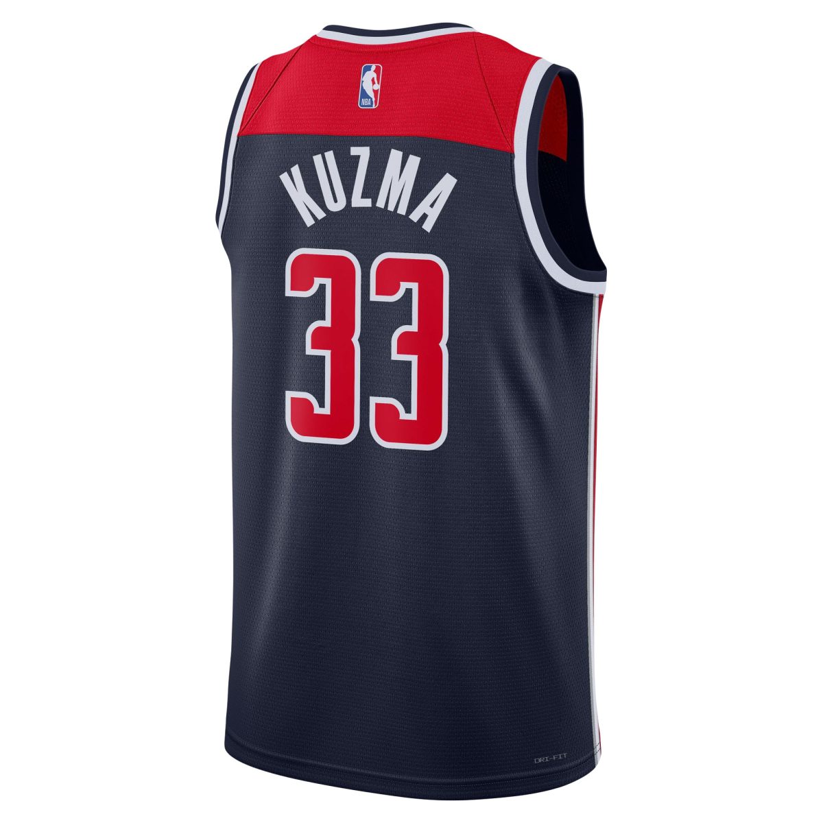 NBA unisex washington wizards kyle kuzma jordan brand navy swingman jersey – statement edition Collection - Official Jerseys & Hats | NBA Store