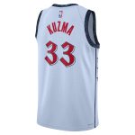 NBA unisex washington wizards kyle kuzma nike powder blue 202425 swingman player jersey – city edition Collection - Official Jerseys & Hats | NBA Store