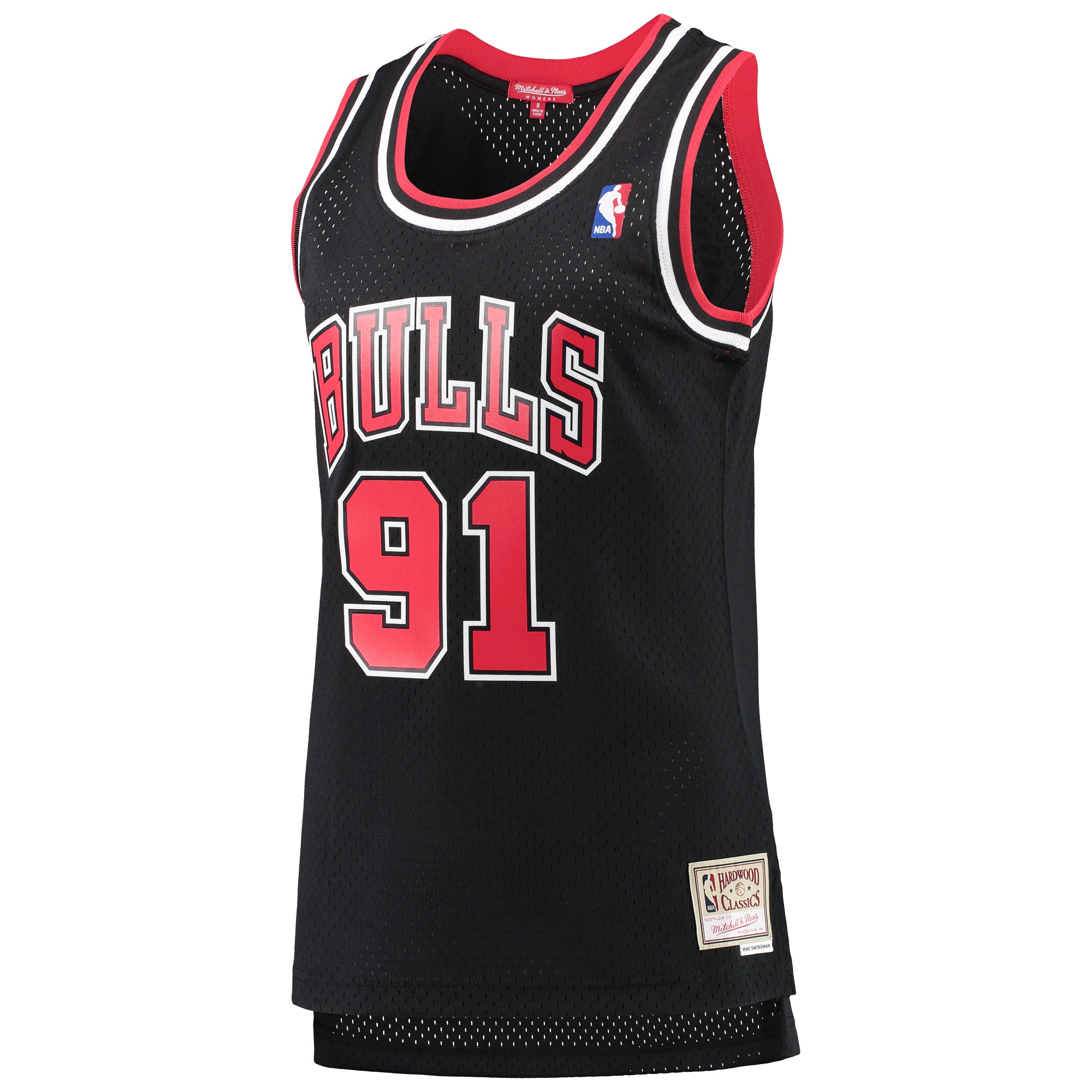 NBA women8217s chicago bulls scottie pippen mitchell amp ness red 199798 hardwood classics swingman jersey Collection - Official Jerseys & Hats | NBA Store