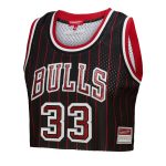 NBA women8217s chicago bulls scottie pippen mitchell amp ness x dannijo black fashion cropped basketball jersey Collection - Official Jerseys & Hats | NBA Store