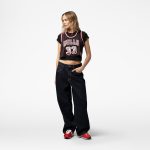 NBA women8217s chicago bulls scottie pippen mitchell amp ness x dannijo black fashion cropped basketball jersey Collection - Official Jerseys & Hats | NBA Store