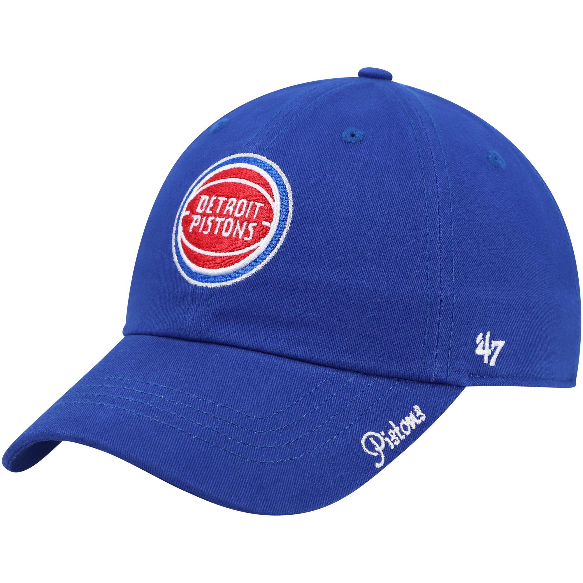 NBA women8217s detroit pistons 821747 blue miata clean up logo adjustable hat Collection - Official Jerseys & Hats | NBA Store