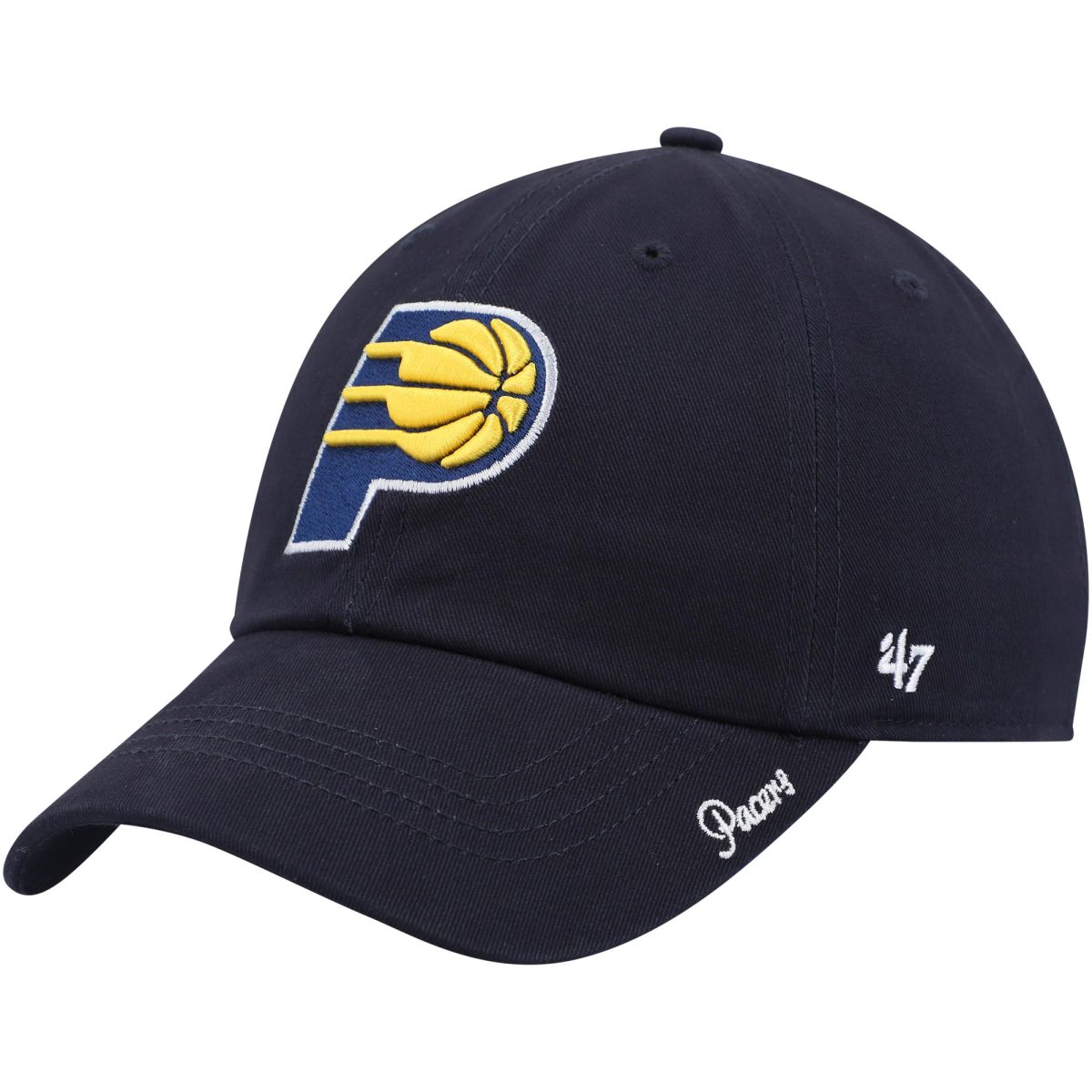 NBA women8217s indiana pacers 821747 navy miata clean up logo adjustable hat Collection - Official Jerseys & Hats | NBA Store