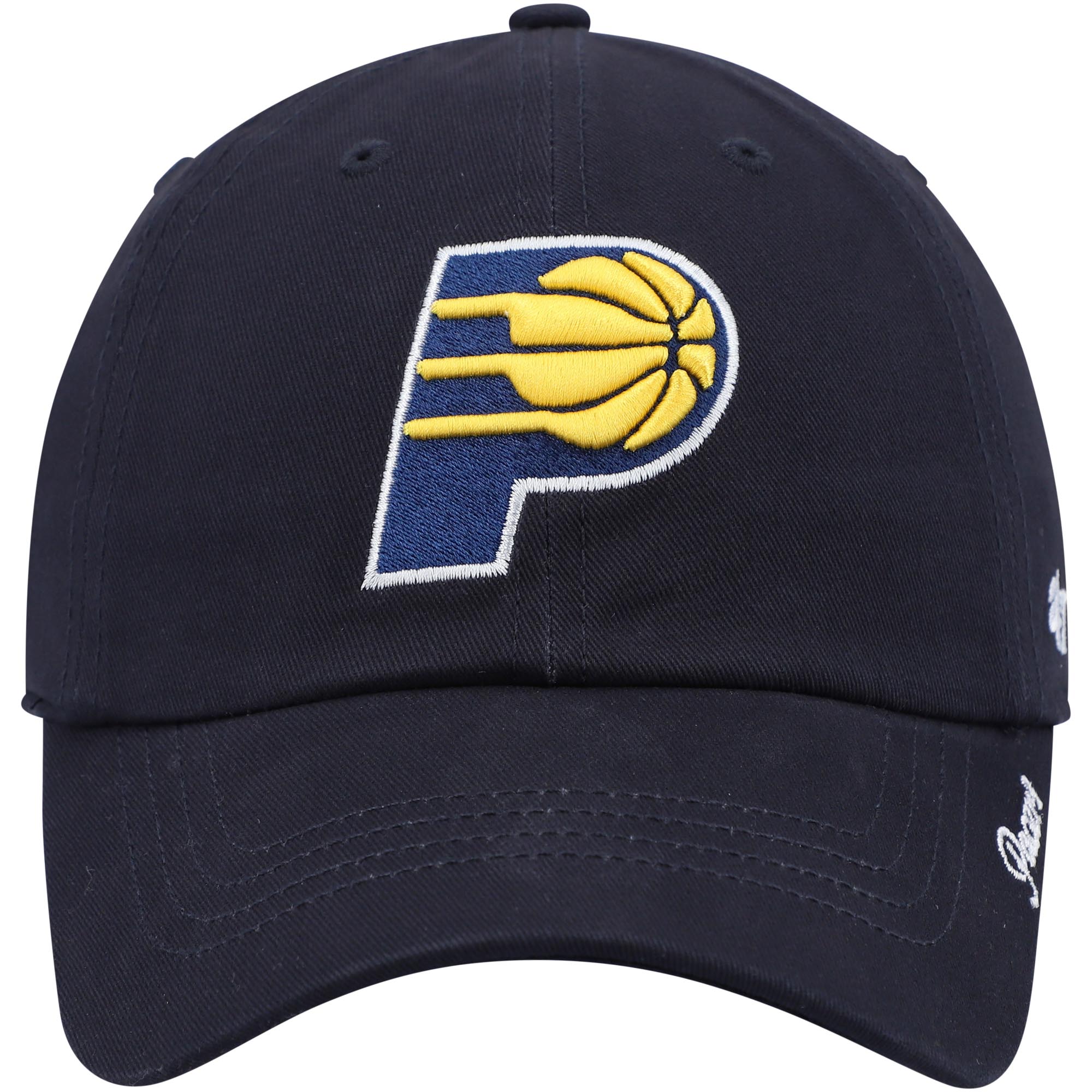 NBA women8217s indiana pacers 821747 navy miata clean up logo adjustable hat Collection - Official Jerseys & Hats | NBA Store