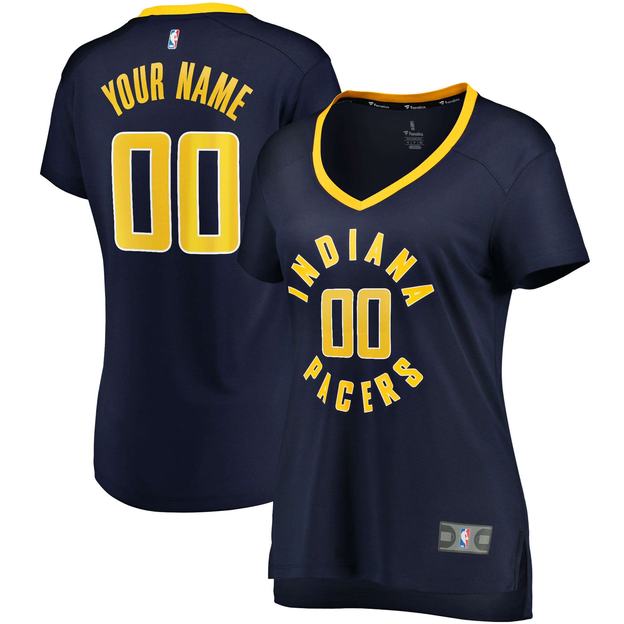 NBA women8217s indiana pacers fanatics navy fast break custom jersey – icon edition Collection - Official Jerseys & Hats | NBA Store