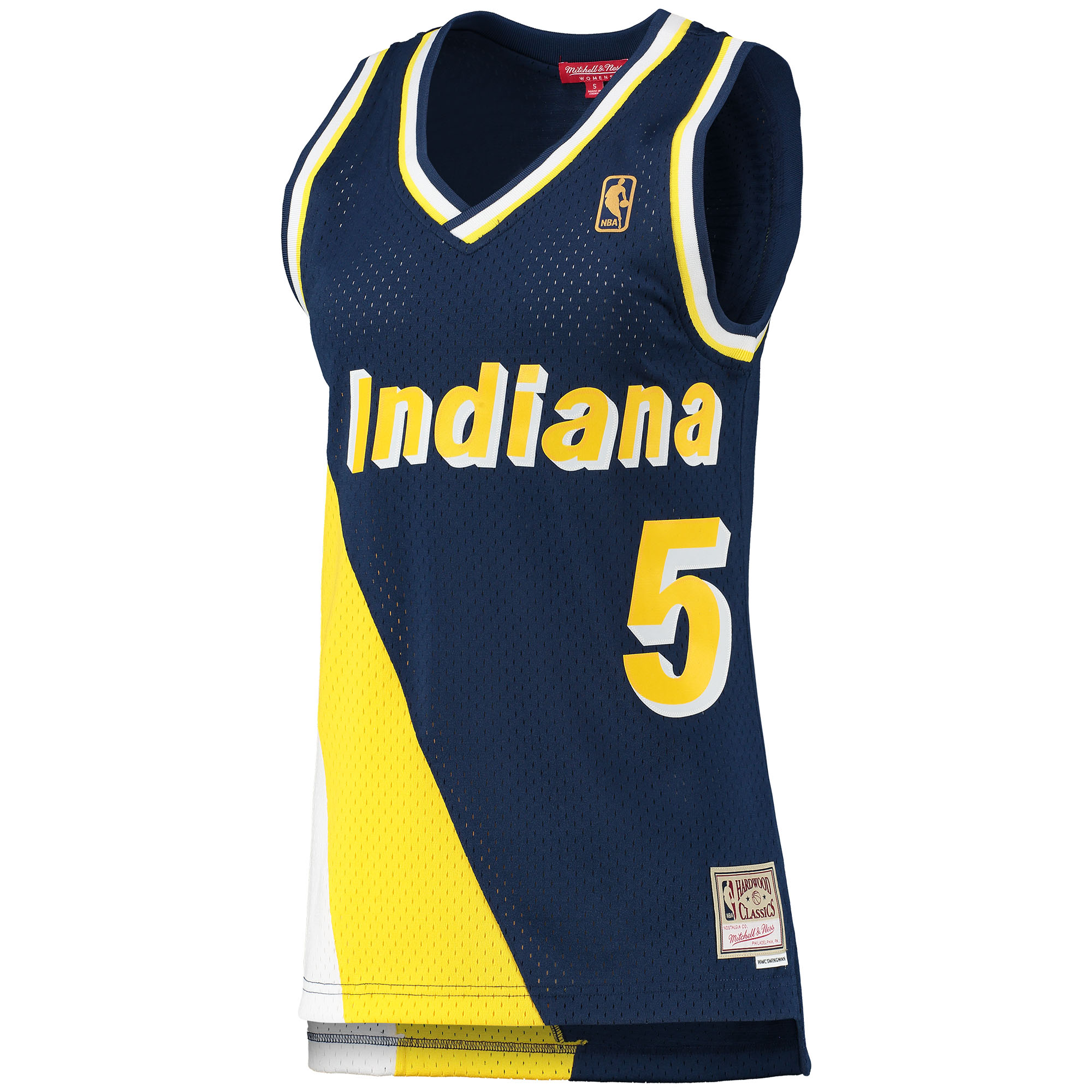 NBA women8217s indiana pacers jalen rose mitchell amp ness navy 199697 hardwood classics swingman jersey Collection - Official Jerseys & Hats | NBA Store