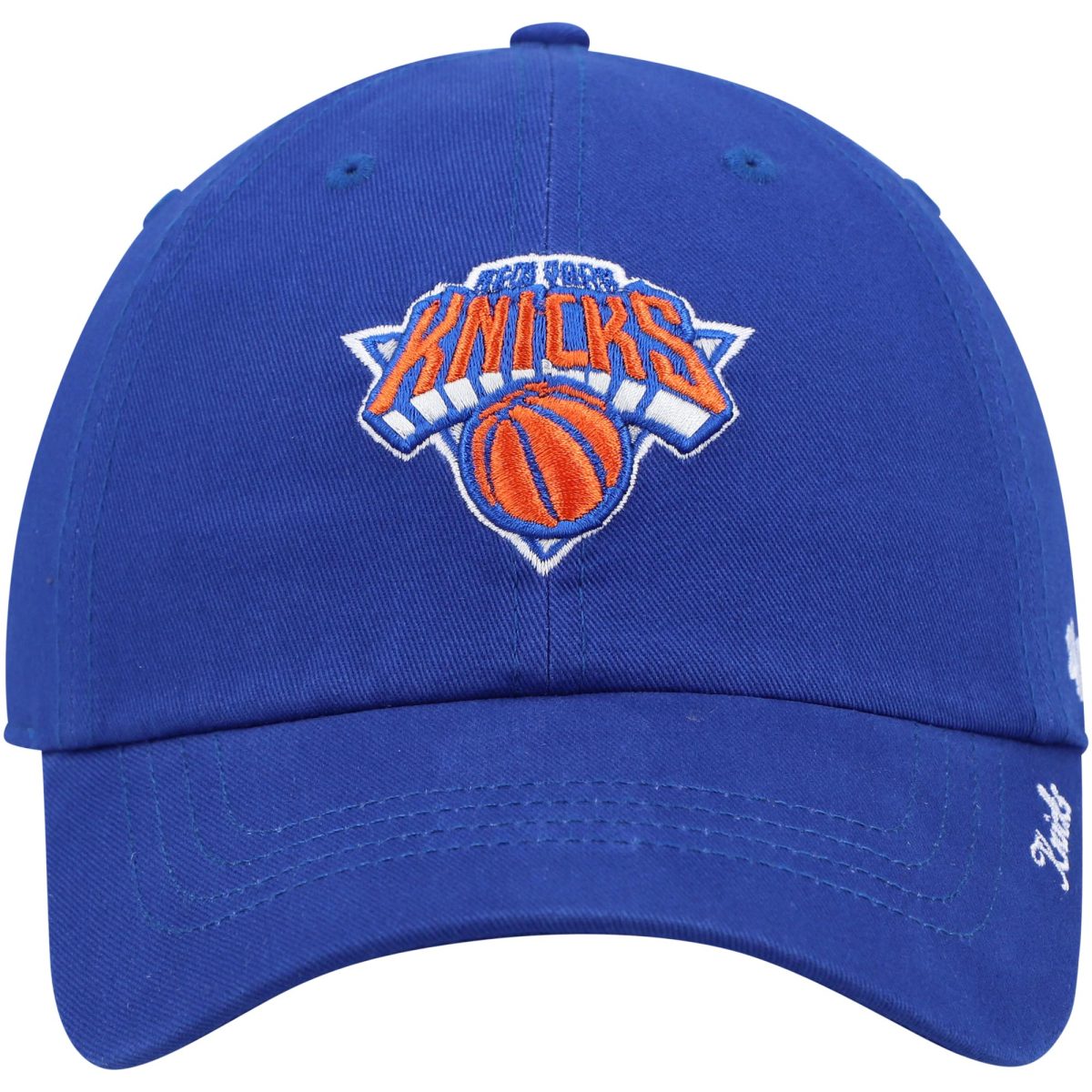 NBA women8217s new york knicks 821747 blue miata clean up logo adjustable hat Collection - Official Jerseys & Hats | NBA Store