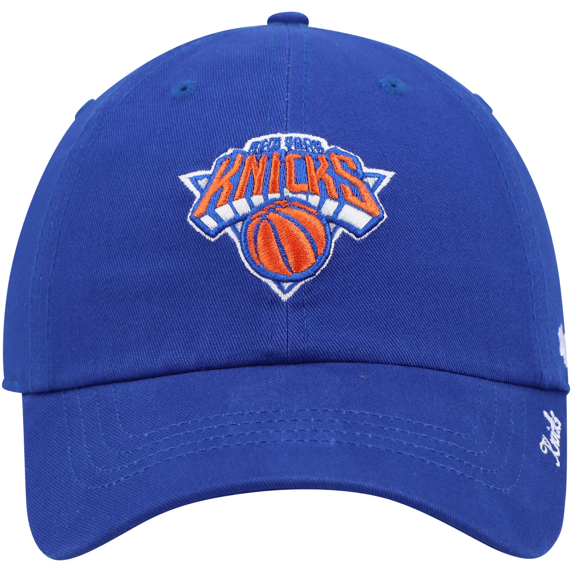 NBA women8217s new york knicks 821747 blue miata clean up logo adjustable hat Collection - Official Jerseys & Hats | NBA Store