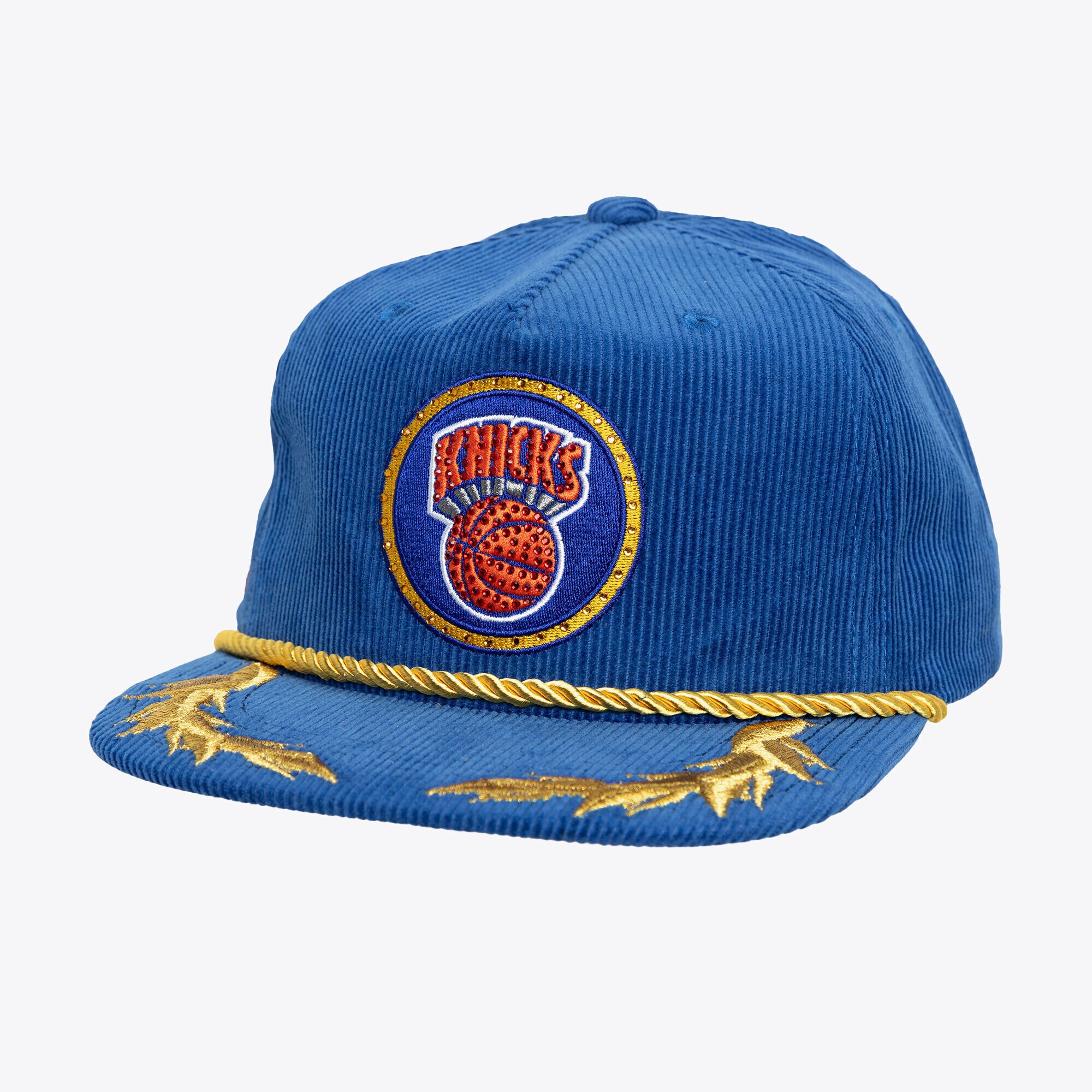 NBA women8217s new york knicks mitchell amp ness x dannijo blue deadstock cord snapback hat Collection - Official Jerseys & Hats | NBA Store