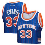 NBA women8217s new york knicks patrick ewing mitchell amp ness x dannijo royal fashion cropped basketball jersey Collection - Official Jerseys & Hats | NBA Store