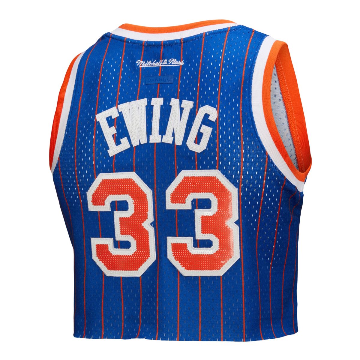 NBA women8217s new york knicks patrick ewing mitchell amp ness x dannijo royal fashion cropped basketball jersey Collection - Official Jerseys & Hats | NBA Store